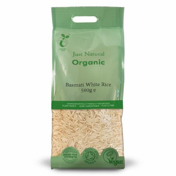 Org Basmati White Rice 500g