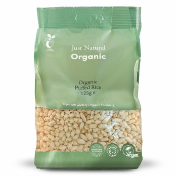 Just Natural Organic Puffed Rice 125g