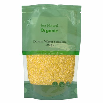 Just Natural Organic Wheat Semolina 500g