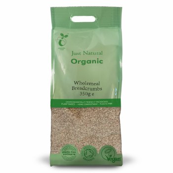 Just Natural Organic Wholemeal Breadcrumbs 350g