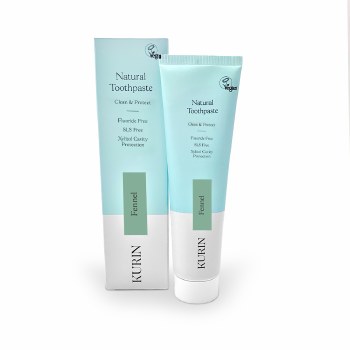 Kurin Fluoride Free Natural ToothPaste - Fennel