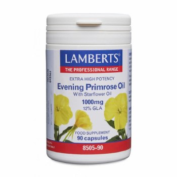 Lamberts Extra High Potency Evening Primrose Oil 1000mg 90 Capsules