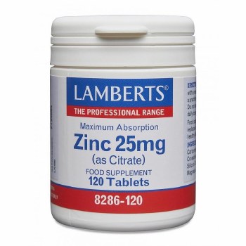 Lamberts Zinc Citrate 25mg