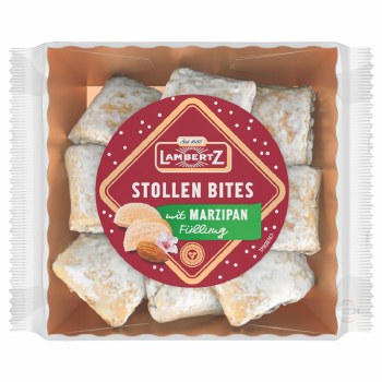 Lambertz Stollen Bites With Marzipan