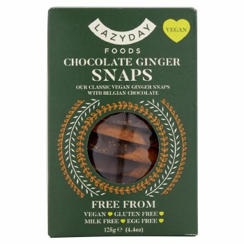 Lazy Day Dark Chocolate Ginger Snaps