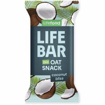 Life Food Life Bar Gluten Free Oat Bar Coconut Bliss