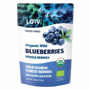 Loov Organic Wild Blueberries Whole Berries 113g