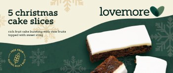 Lovemore 5 Christmas Cake Slices