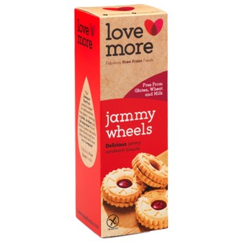 Lovemore Vegan Gluten Free Jammy Wheels