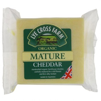 Lye Cross Organic Mature Cheddar 245g