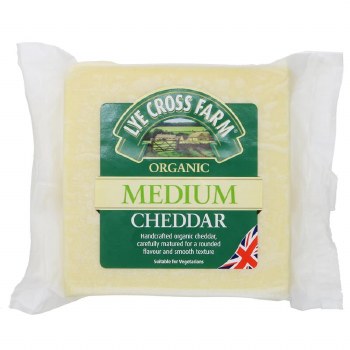 Lye Cross Organic Medium Cheddar 245g