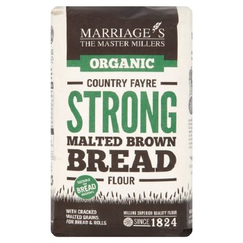 Marriages Organic Country Fayre Malted Brown Flour