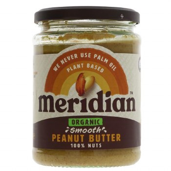 Meridian Organic Smooth Peanut Butter No Salt 280g