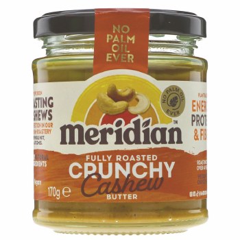 Meridian Crunchy Cashew Butter