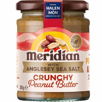 Meridian Crunchy Peanut Butter With Anglesey Sea Salt