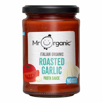 Mr Organic Italian Roasted Garlic Pasta Sauce