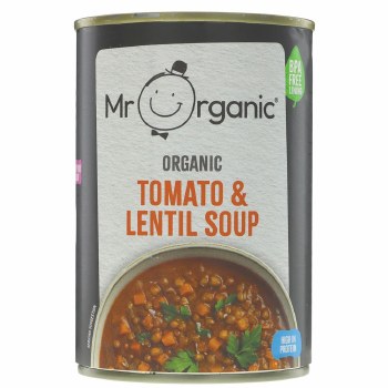 Mr Organic Tomato & Lentil Soup