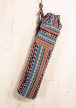 Namaste Annapurna Nepali Stripe Yoga Bag