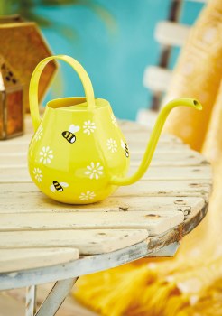 Namaste Watering Can Yellow Bee