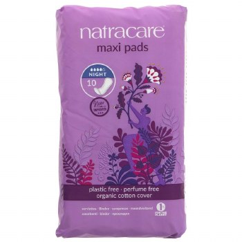 Natracare Maxi Pads Night Time