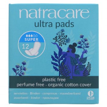 Natracare Ultra Pads Super + Wings