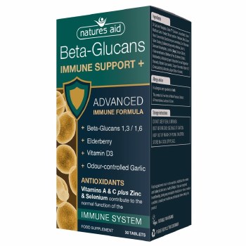 Natures Aid Beta  Glucans Immune Support+