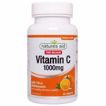 Natures Aid Vitamin C 1000mg Time Release 30 Tablets