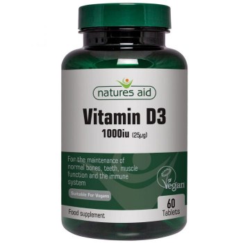 Natures Aid Vitamin D3 1000iu