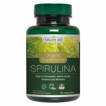 Natures Aid Organic Spirulina 500mg