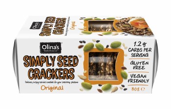 Olina's Gluten Free Orginal Seed Crackers