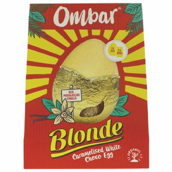 Ombar Blonde Caramelised White Choco Egg