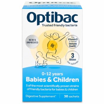 Optibac Probiotics For Babies & Children 30 Sachets