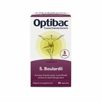 Optibac Probiotics Saccharomyces Boulardii 80 Capsules
