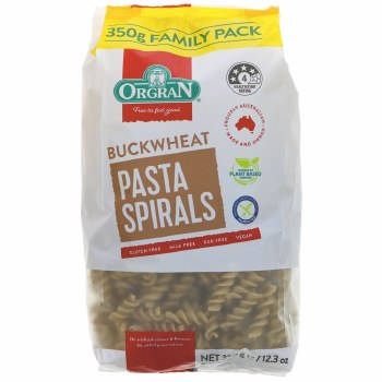 Orgran Buckwheat spirals 350g