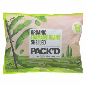 Packd Organic Edamame Beans Shelled