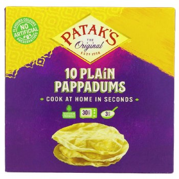 Pataks Pappadums Plain