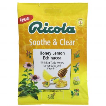 Ricola Soothe & Clear Honey Lemon Echinacea 75g