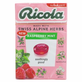 Ricola Raspberry Mint Sugar Free 45g
