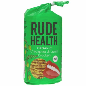 Rude Health Chickpea & Lentil Crackers
