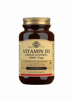 Solgar Vitamin D3 (Cholecalciferol) 1000IU