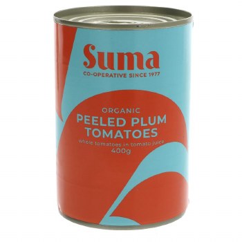 Suma Organic Tomatoes - Peeled 400g