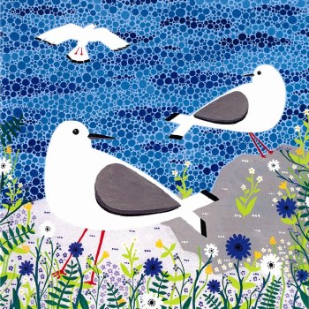 Shared Earth Greetings Card Seagulls