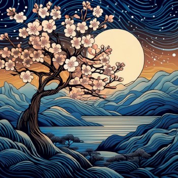 Shared Earth Greetings Card Cherry Blossom