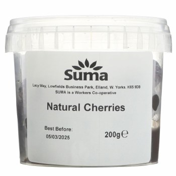 Suma Cherries Glace Dark Red 200g