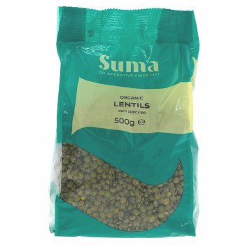 Suma Organic Dark Speckled Lentils 500g