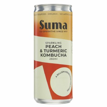 Suma Organic Peach & Turmeric Kombucha