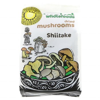 Tropical Wholefoods Dried Shiitake Mushrooms 50g
