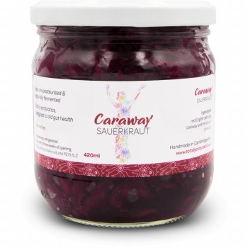 Totally Cultured Beetroot and Ginger Sauerkraut
