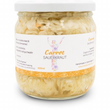 Totally Cultured Carrot Sauerkraut