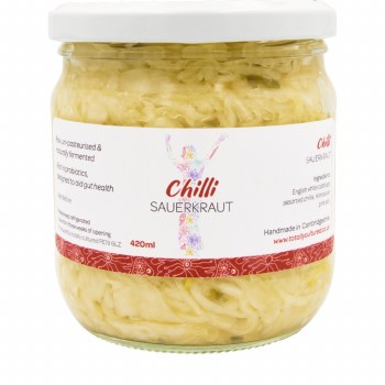 Totally Cultured Chilli Sauerkraut